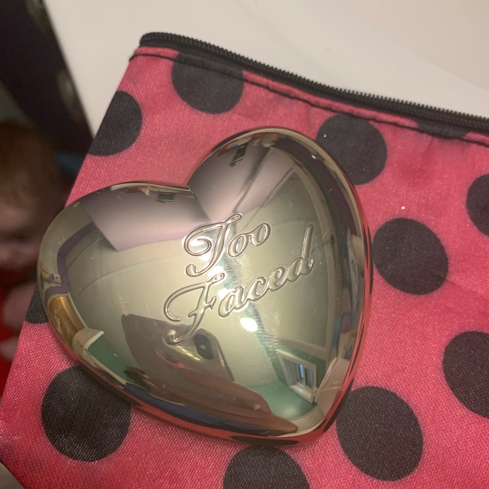 Too faced makeup and bag